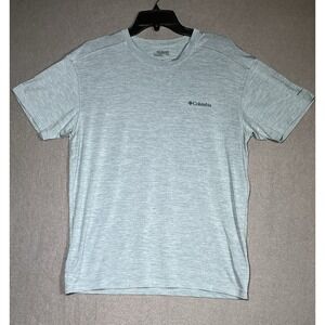 Columbia Omni-Wick Blue Performance Short Sleeve Shirt M